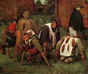 Pieter Bruegel the Elder The Cripples France oil painting artist